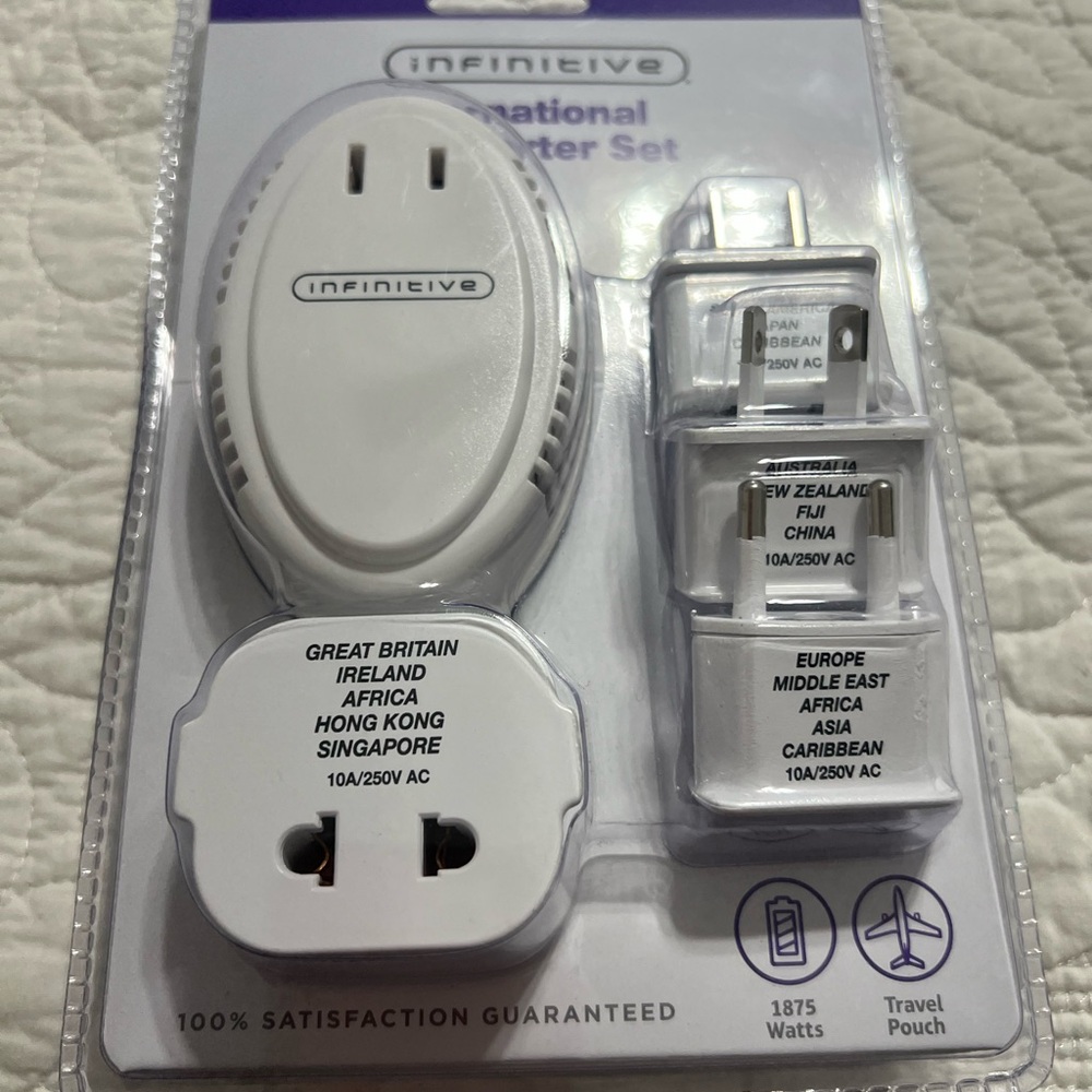 White International Adapter for Cell Phones